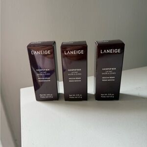 NEW 3 LANEIGE Juicy Pop Box Lip Tint - Mocha Remix